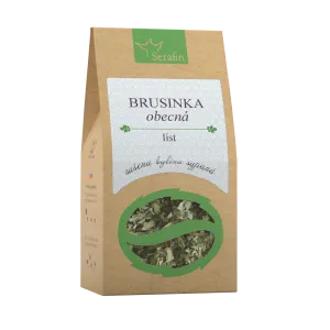 Brusinka obecná list