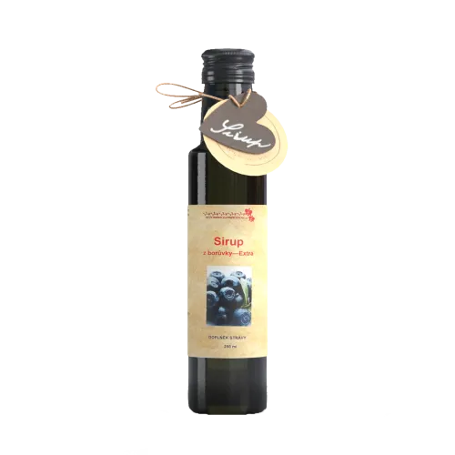 Sirup z borůvky černé