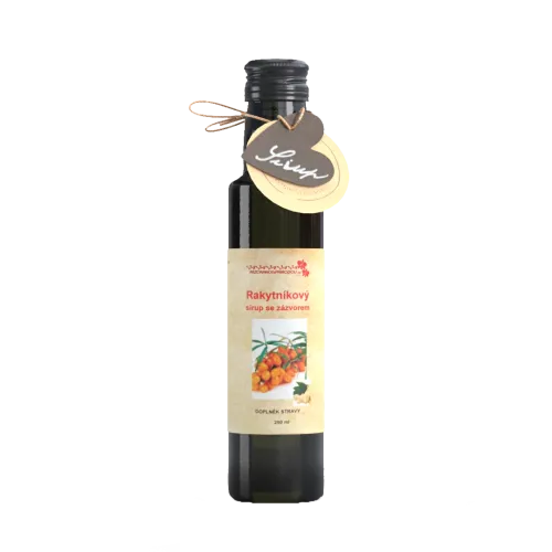 Sirup rakytník zázvor