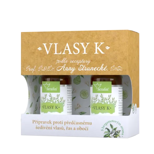 Vlasy K - proti předčasnému šedivění