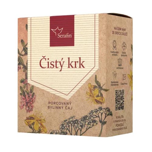 Čistý krk – porcovaný čaj